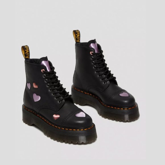 Dr. Martens Sinclair Heart ❤️ Platform Boot MSRP$240 Unique Sweet Details - Picture 9 of 16